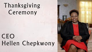 Thanksgiving Ceremony For CEO Hellen Chepkwony [upl. by Inol]