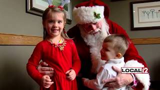 Kids enjoy breakfast with Santa in Mariemont [upl. by Notlem]