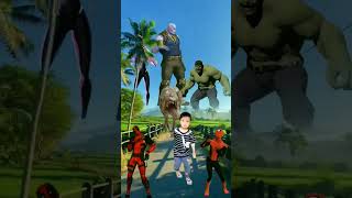 Monster 🫥🤣🤺 marvel shorts hulk spiderman sirenhed superhero kids [upl. by Nagaet]