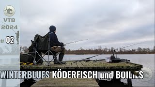 Ansitzangeln im Winter  Winterblues Köderfisch und Boilies auf Hecht und Karpfen fishing angeln [upl. by Alwyn]