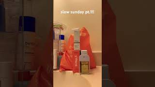 🌧️ 🌈 slow morning  music fypシ゚viral bubbleskincare sunday fyppppppppppppppppppppppppppp [upl. by Esdnil688]