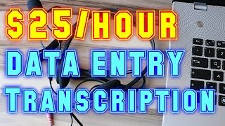 Online Data Entry Transcription Job  REV Transcription Audio Test [upl. by Avlis]