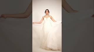 D’Aisle Bridalswedding gowndetachable over skirt ivory magic weddingattire wedding [upl. by Housen]