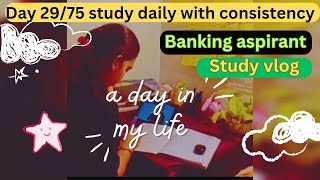 Day 2975 Study with full consistencyBanking aspirant study vlogTarget sbi poclerkstudyvlogsbi [upl. by Ennaer]