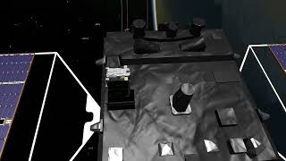 SpaceMissions™  Hera Asteroid Deflection Mission Animations Test [upl. by Einra]