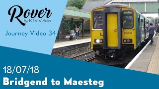 Bridgend to Maesteg Journey Video [upl. by Zinck275]