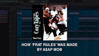 How Frat Rules by Asap Mob was made FL Studio Remake [upl. by Dyana]