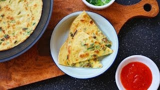 Chinese Egg Scallion Pancakes [upl. by Yvel]