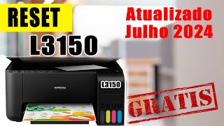 Reset Epson L3150 Atualizado julho 2024 almofadas de tintas cheias [upl. by Cousin]