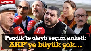 Olaylı seçim anketi Erdoğanın yüzde 49 oy aldığı Pendikte AKPye büyük şok [upl. by Eserahs403]