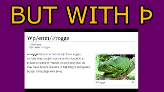 FROGGE but with Þ pronounced correctly [upl. by Anitserp]