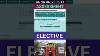 How to Check Internal Marks amp Elective in Anna University shortsannauniversityassessmentelective [upl. by Delcina]