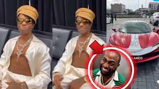 quotWizkid Paid in full for his FERRARIquot  Wizkid Finally REPLY Davido Fans over Ferrari Saga [upl. by Enitsirk]