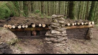 bushcraft dugout underground shelterunderground house [upl. by Berners]