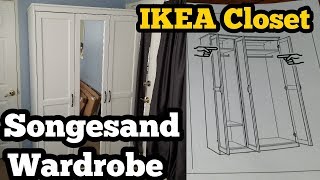 Ikea Wardrobe Closet Songesand Review [upl. by Demahom673]