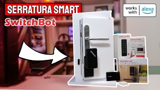 SERRATURA SMART e CONNESSA ad ALEXA SwitchBot Lock [upl. by Yarezed528]