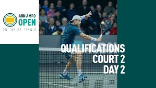 ABN AMRO Open 2024 Qualifiers Day 2  Court 2 [upl. by Capwell]