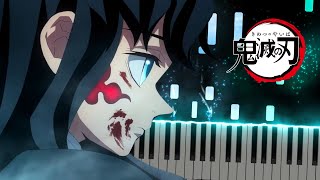 『Mist Breathing 5th Sea Of Cloud and Haze』 Demon Slayer S3 Episode 8 Piano [upl. by Acirderf]