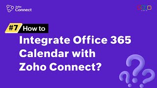 Integrating Office 365 Calendar with Zoho Connect [upl. by Yartnod]