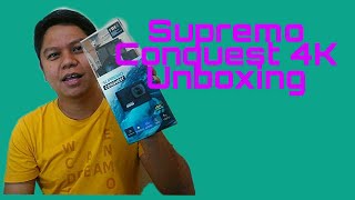 Supremo Conquest 4K Action Camera Unboxing And Sample Video [upl. by Byers]