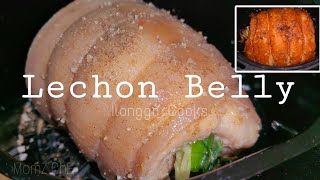 Cooking Lechon Belly using Airfryer for 40 mins  Easy Recipe crunch and tasty [upl. by Notyalk]