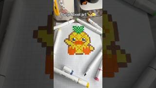 🍍Cute Pixel art ideas🐤 pixelartideas pixelarttutorial pixelart pixel art MoriahElizabeth [upl. by Galanti]