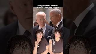 the real transcript on my desk like 👀 biden obama ethelkennedy lipreading lipreadinggirl [upl. by Jackie640]