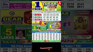 Lottery sambad live 100pm 031024 Morning Nagaland state dear lottery Result pdf Download [upl. by Kosel]