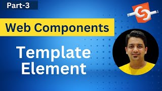 What is HTML template element with Example  Web Components  Anuj Singla Hindi 3 [upl. by Gerianne]