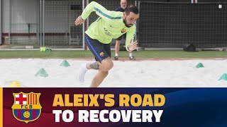 INSIDE VIEW Aleix Vidal rehabs following ankle injury [upl. by Marcelia]