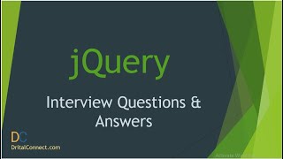 Top 50 jQuery Interview Questions And Answers for 2021 [upl. by Dazraf]