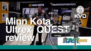 Trolling motor review  Minn Kota® Ultrex® QUEST™ for fishing  with KVD [upl. by Naresh]