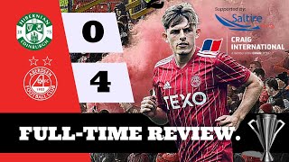 Hibernian 04 Aberdeen FullTime Review Show [upl. by Anitsud]