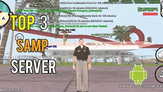 Top 3 gta samp server android support  New Samp English server [upl. by Fulvi60]