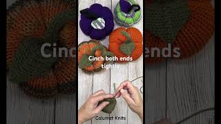 DIY Pumpkin Leaf knittingmachine diy short [upl. by Lesh]