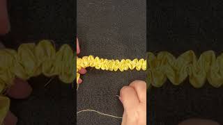 Appliqué Ruching technique [upl. by Brelje]