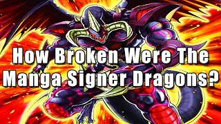 How Broken Were The Manga Signer Dragons  YuGiOh 5Ds [upl. by Purcell436]