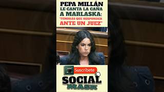 PEPA MILLÁN le canta la CAÑA a MARLASKA quotTendrás que RESPONDER antes un JUEZquot 👨‍⚖️ [upl. by Lodmilla]