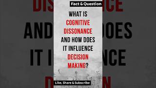 What Is Cognitive Dissonance and How Does It Influence DecisionMaking [upl. by Lanni]