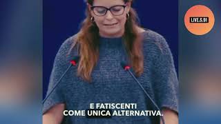 Salis Difende i Diritti degli Inquilini Intervento al Parlamento Europeo sul Blocco degli Sfratti [upl. by Imogene582]