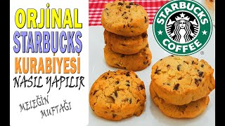 ORJİNAL STARBUCKS  Ödüllü Starbucks Kurabiye Tarifi  Starbucks Kurabiyesi Nasıl Yapılır [upl. by Gutow]