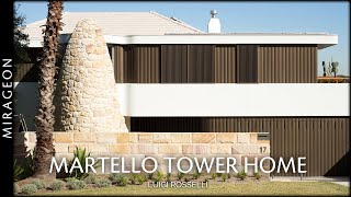 Modern House Inspired by Defensive Forts  Martello Tower Home [upl. by Collyer]