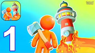 Fire Ranger  Gameplay Walkthrough Part 1 Stickman Fire Ranger amp CampSite Manager iOS Android [upl. by Cumings]