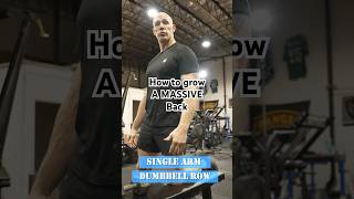 The best back exercise  Single Arm Dumbbell Row workoutroutine gymmotivation gymworkout [upl. by Akirderf]