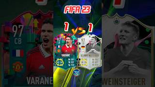 VARANE VS SCHWEINSTEIGER fut level up in fifa 23 shorts fifa23 varane schweinsteiger levelup [upl. by Wemolohtrab852]