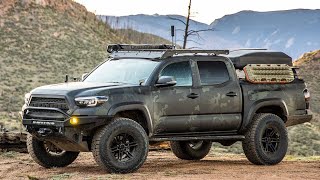 OVERLAND Built Tacoma Bug Out Rig Walk Around  LLOD Tacoma Build [upl. by Aihtnyc]