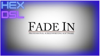 Fade In pro  super cool screen writing software [upl. by Akirat540]