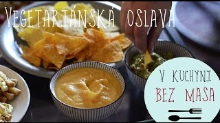 V KUCHYNI BEZ MASA  Slané tyčinky guacamole sýrový dip [upl. by Yecnahc]