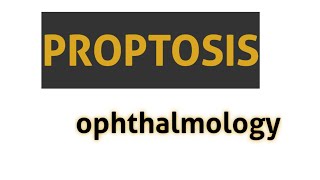 proptosis  causes  management  ophthalmology  English [upl. by Wurster962]