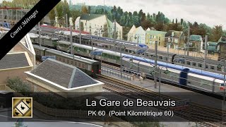 Modélisme  La gare de Beauvais PK 60 [upl. by Yenffad511]